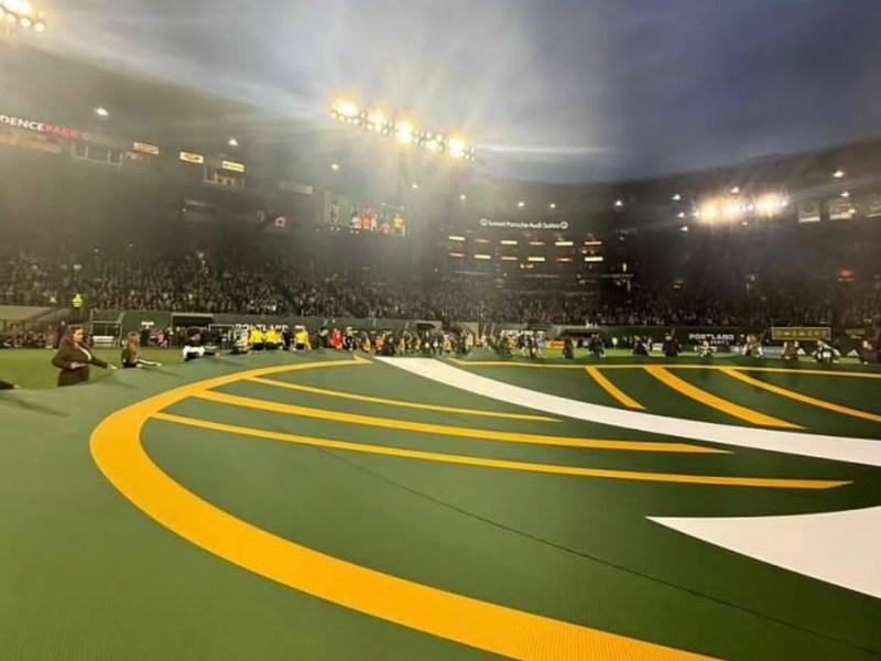 From the Stands to the Center Circle: Brett Davidson Shares a Unique Timbers Matchday&nbsp;Experience